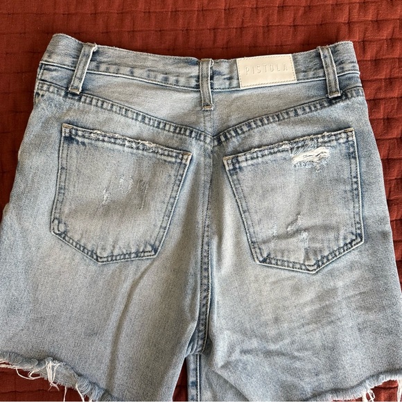 *ALTERED* PISTOLA Devin High Rise Mom Cut Off in the color Finesse size 26 - Picture 14 of 16
